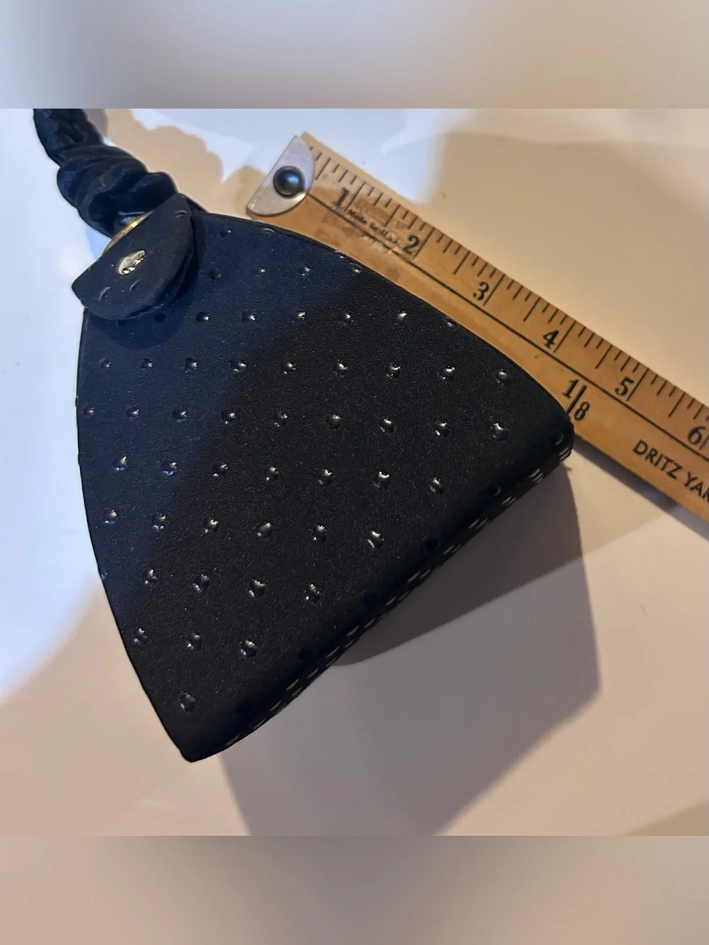 Small Black Purse With Gold Accents (Perfect for Prom or Wedding)